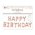 Rose Gold Birthday Balloon - EUROWRAP 24x35cm Foil Decoration